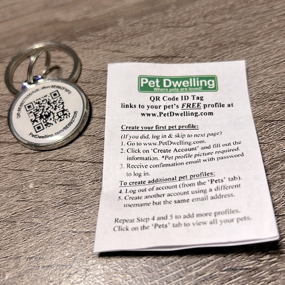 ⭐️2/$6 sale - Pet location tracking NFC tap tag